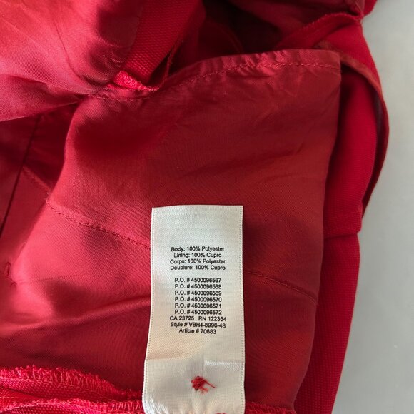 Aritzia Wilfred Ecoulement Red Sleeveless Jumpsuit Sz 4 - Picture 11 of 15